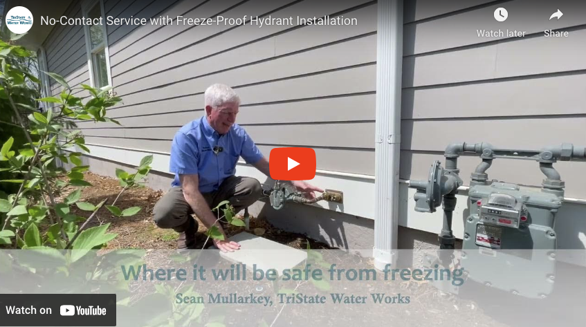 No-Contact Service with Freeze-Proof Hydrant Installation