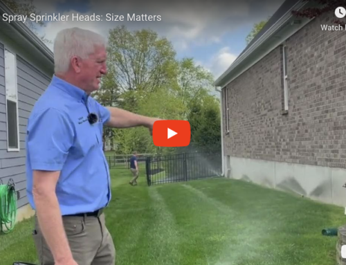 Pop-Up Spray Sprinkler Heads: Size Matters